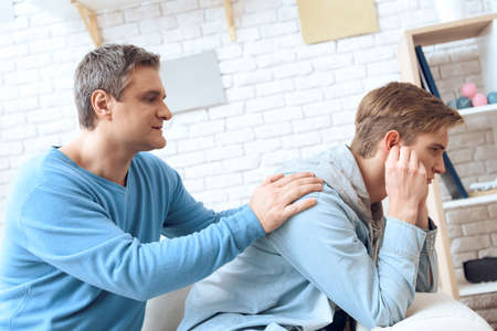 Father tries to talk to son, but teenager offended