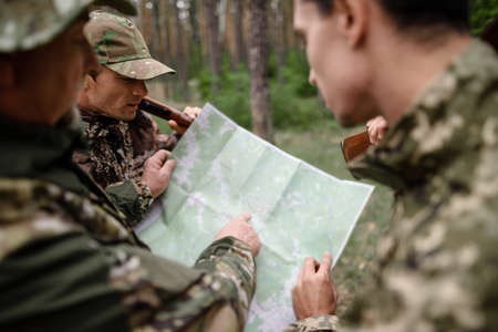 Exploring Destination in Forest Hunters Hold Map.の写真素材