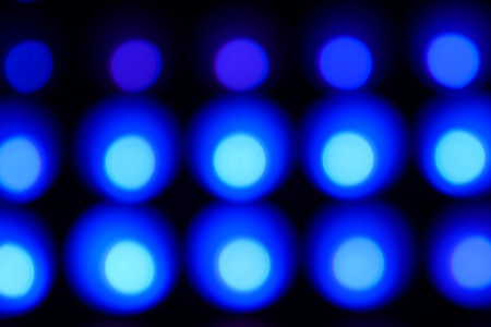 Colorful and vivid stage spotlight on stage backgroundの写真素材