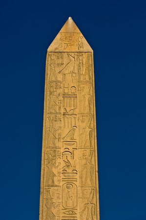 Obelisks Luxor Egyptの写真素材
