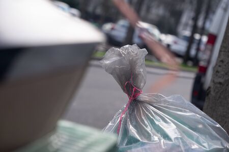 Paris, 4 February 2020. Accumulation of garbage in Paris after the blockade of waste incineration...