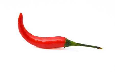 fresh and spicy cayenne on white