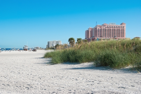 sunshine beach in Clearwater of Tampa Florida Americaの写真素材