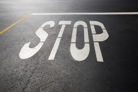 stop signの写真素材