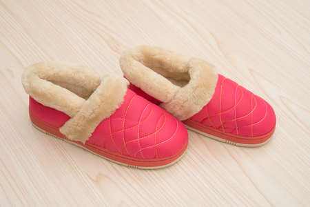 pair of pink shoes for ladyの写真素材