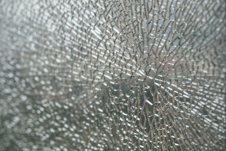 pattern of a broken glass window