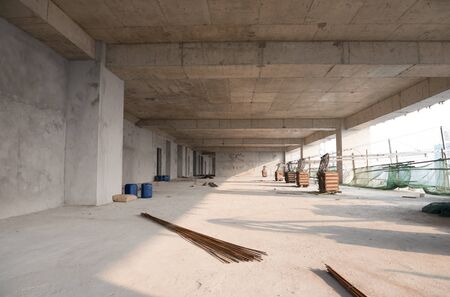 unfinished building inside