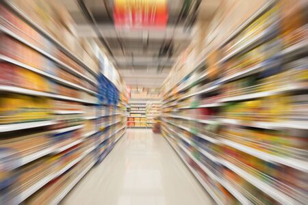 supermarket backgroundの写真素材