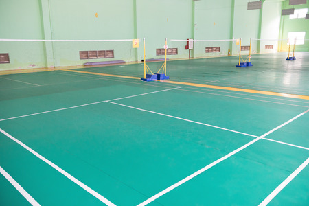 badminton courts indoorのeditorial素材