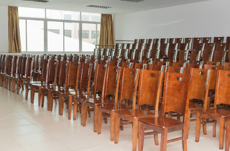 empty conference hall with chairsのeditorial素材