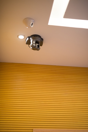 CCTV camera inside a conference room