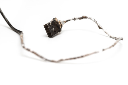 burnt out usb cableの写真素材