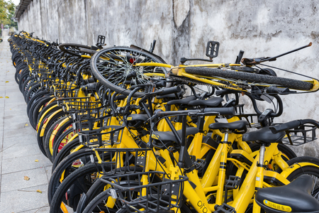 ZHONGSHAN;GUANGDONG;China-Mar 4;2018:shared bikes put aside the road.Too many shared bikes in China and quite some of them have been abandoned. ZHONGSHAN;GUANGDONG;China-Mar 4;2018:shared bikes put aside the road.Too many shared bikes in China and quite some of them have been abandoned.
