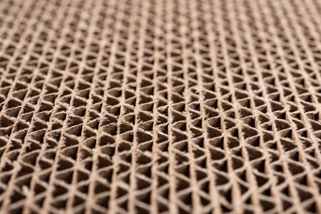 Cardboard corrugated pattern background