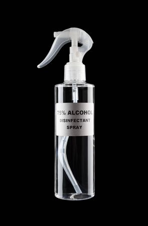 bottle of 75 percent alcohol disinfectant alcohol spray which is used to kill coronavirus 2の写真素材