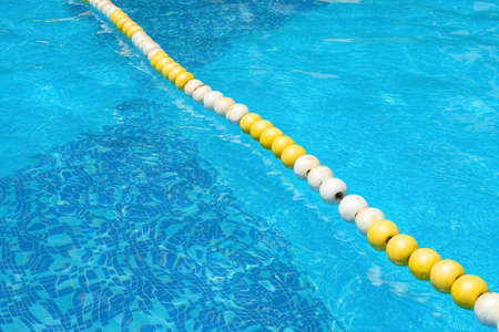 floating balls on swimming pool