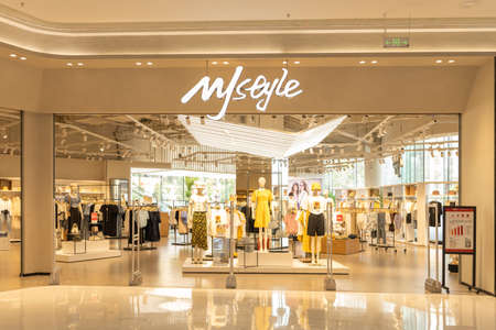 ZHONGSHAN GUANGDONG China-April 1 2021:Mystyle shop in a shopping mall.