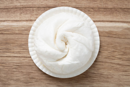 top view traditional Chinese bun