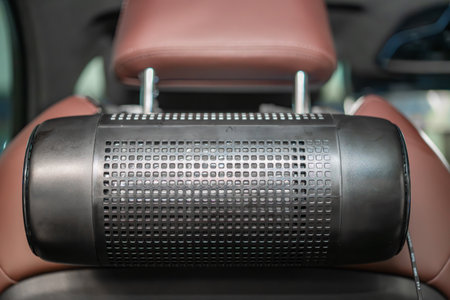 a car air purifier at horizontal composition