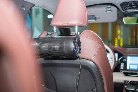 a car air purifier at horizontal composition