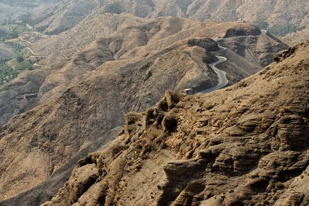A panoramic view of the Atlas mountains, Morocco.の写真素材