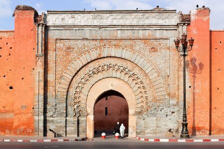 Bad Agnaou door, Marrakesh.の写真素材