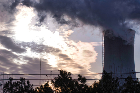 Environmental pollution gas emission.の写真素材