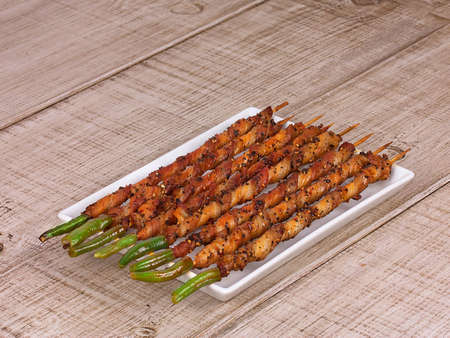 Grilled baconの写真素材