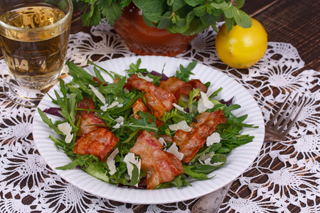 Grilled baconの写真素材