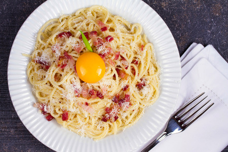 Spaghetti Carbonaraの写真素材