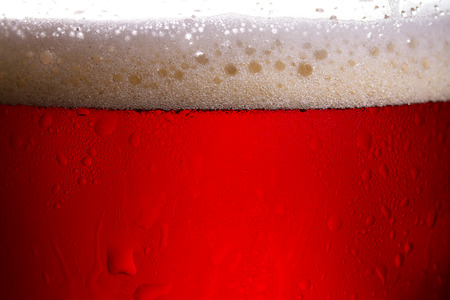 Beer close up studio photography in back lightの写真素材