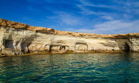 Mediterranean sea landscape, coastline. Ayia Napa, Cyprusの写真素材