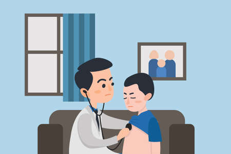 Healthcare & Medical Vector Illustration concept. Can use for web banner, infographics, hero images.のイラスト素材