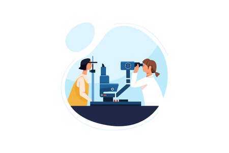Healthcare & Medical Vector Illustration concept. Can use for web banner, infographics, hero images. Flat illustration isolated on white background.のイラスト素材