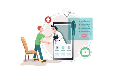 Healthcare & Medical Vector Illustration concept. Can use for web banner, infographics, hero images....