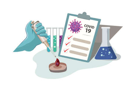 People wore medical masks to prevent corona virus Illustration concept. Can use for web banner, infographics, hero images. Flat illustration isolated on white background.のイラスト素材