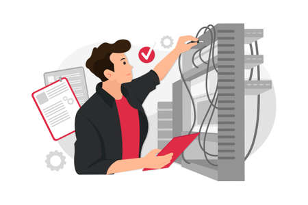 Various Occupations Vector Illustration concept. Can use for web banner, infographics, hero images. Flat illustration isolated on white background.のイラスト素材