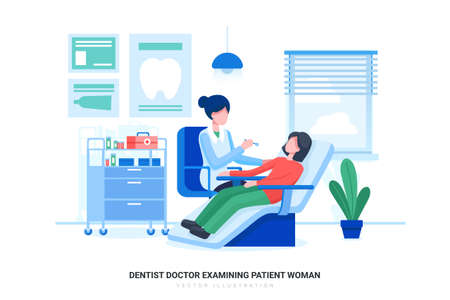Healthcare & Medical Vector Illustration concept. Can use for web banner, infographics, hero images.のイラスト素材