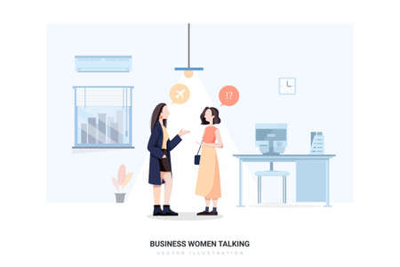Business Vector Illustration concept. Can use for web banner, infographics, hero images. Flat illustration isolated on white background.のイラスト素材