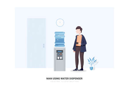 Business Vector Illustration concept. Can use for web banner, infographics, hero images. Flat illustration isolated on white background.のイラスト素材