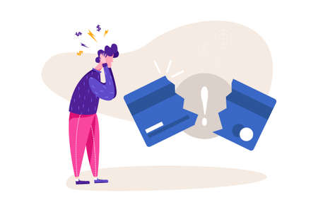 Empty States Vector Illustration concept. Can use for web banner, infographics, hero images. Flat illustration isolated on white background.のイラスト素材