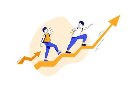 Education Vector Illustration concept. Can use for web banner, infographics, hero images. Flat...
