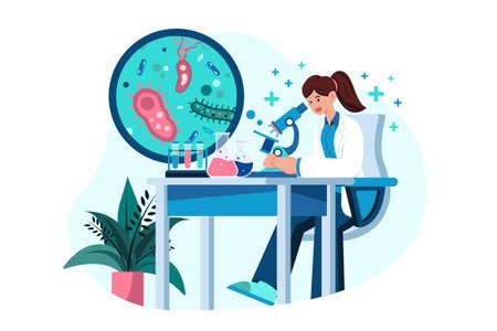 Healthcare and Medical Illustration concept. Flat illustration isolated on white backgroundのイラスト素材