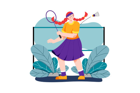 Daily Lifestyle Illustration concept. Flat illustration isolated on white backgroundのイラスト素材