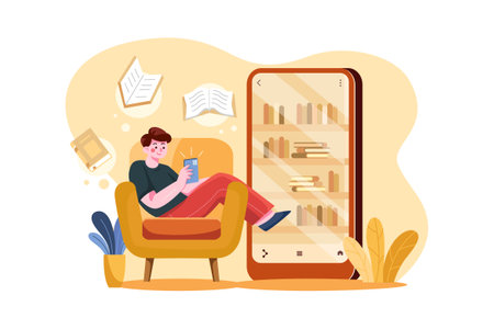 Education Illustration concept. Flat illustration isolated on white backgroundのイラスト素材