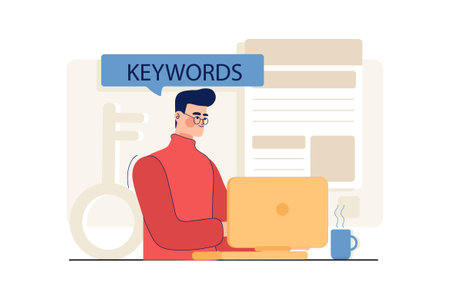 Social Marketing Illustration concept. Flat illustration isolated on white backgroundのイラスト素材