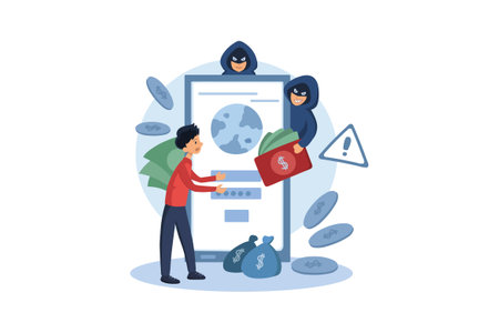 Cyber Attack Illustration concept. Flat illustration isolated on white backgroundのイラスト素材