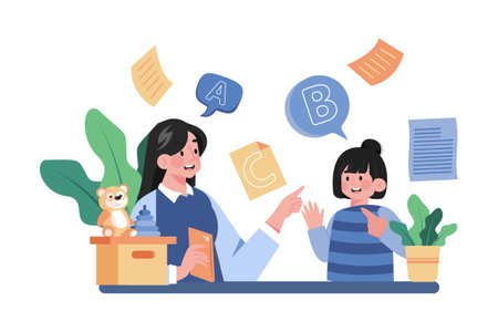 A Doctor Assists To Patientsのイラスト素材