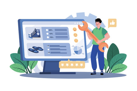 Surveys collect preferences for product development.のイラスト素材