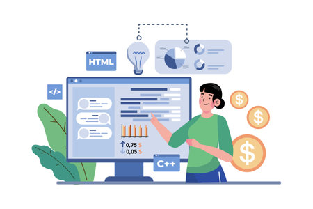 Project Presentation Regarding Developmentのイラスト素材